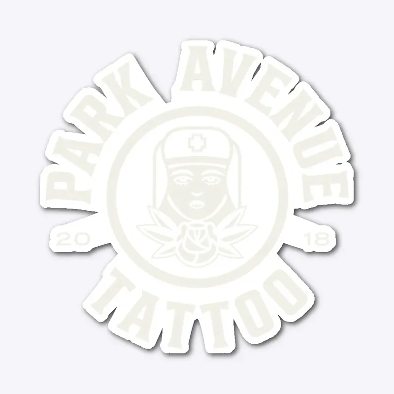 Park Avenue Tattoo- Nurse & Rose Logo